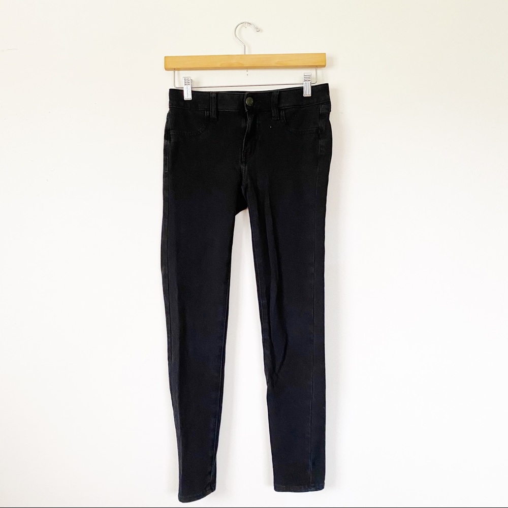 4/$25 American Eagle Black Super Stretch Jeggings - Picture 2 of 8